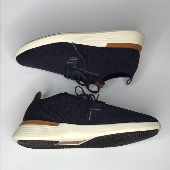 NWOT WOLF & SHEPARD SwiftKnit Derby Sneaker in Navy Size 8. - Picture 8 of 9
